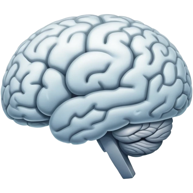 brain surrounded by fog emoji