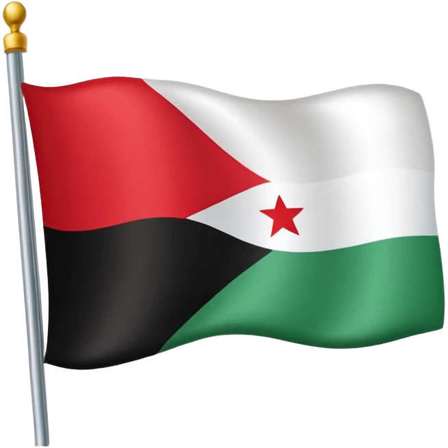 Syria flag with a new symbol emoji