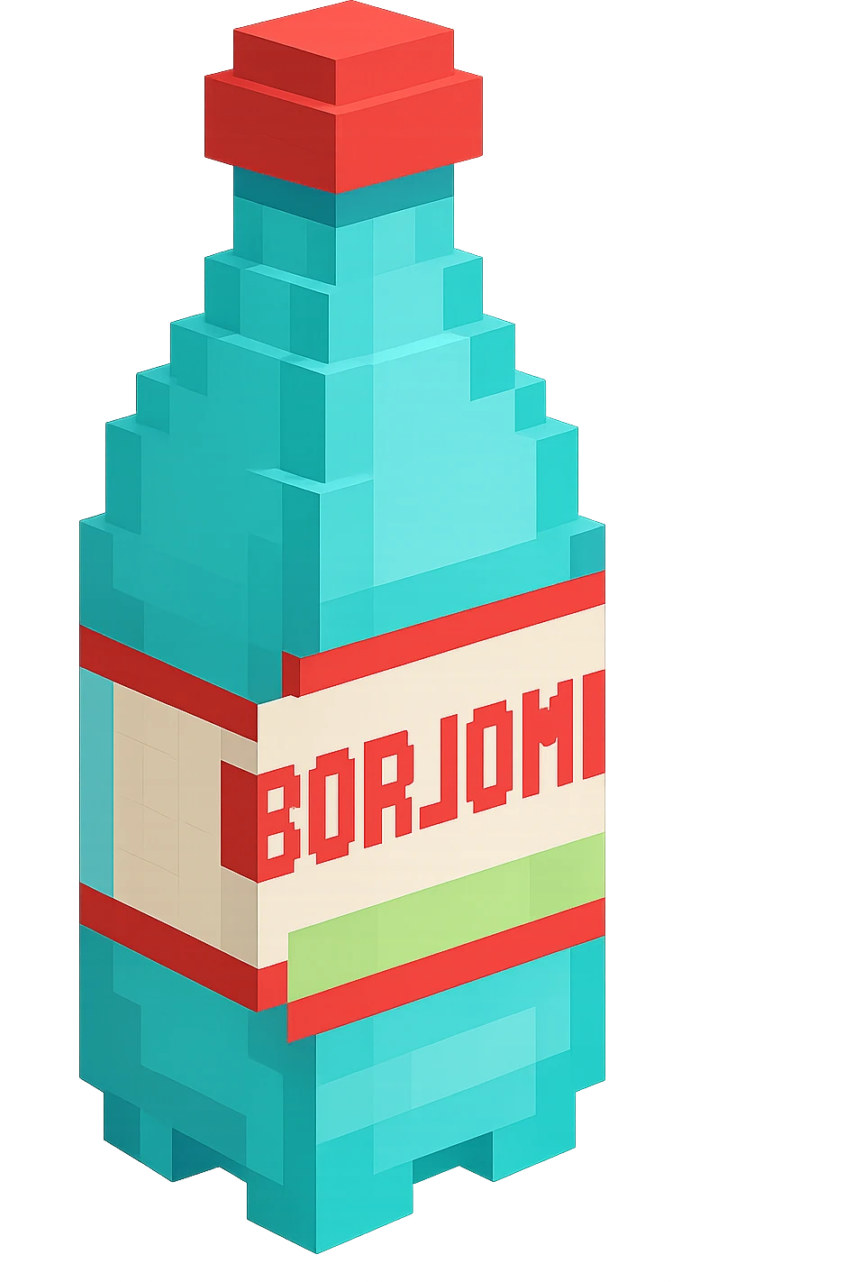 бутылка borjomi, no background emoji