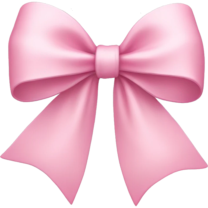 light pink bow  emoji