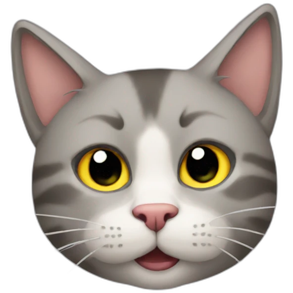 Drunk cat emoji