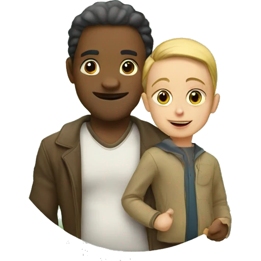 P didy with child emoji