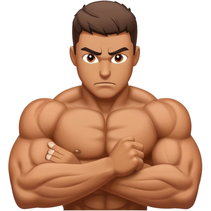 León músculos guerrero lucha  emoji