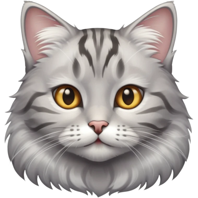 Silver tabby cat  emoji