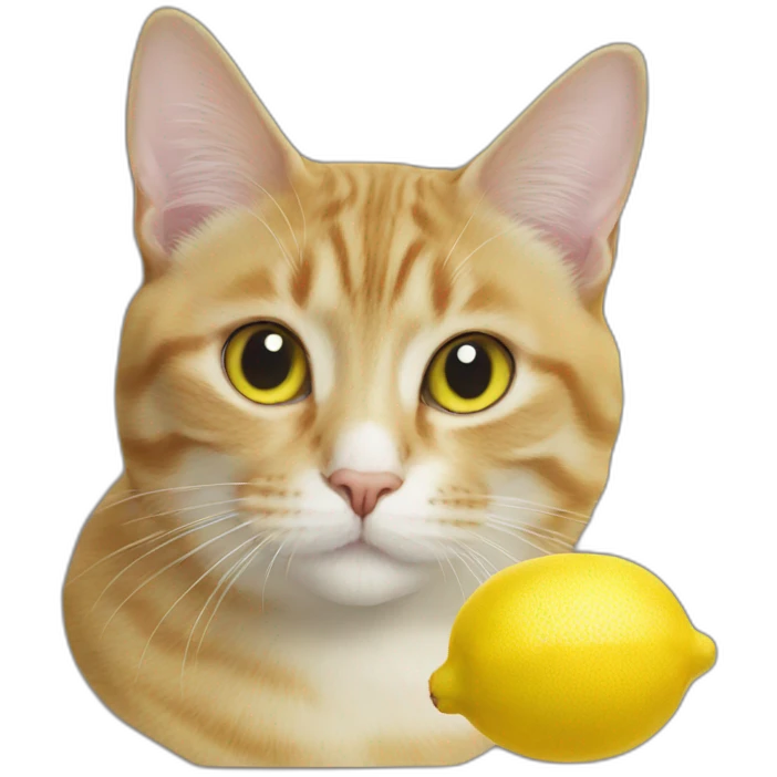 lemon cat emoji