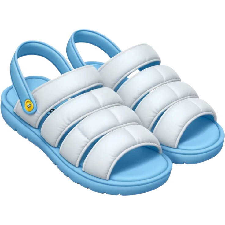 puffer summer shoes emoji