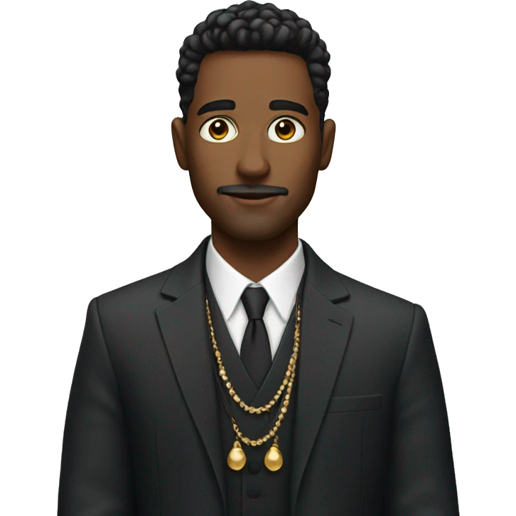 stylish man with earrings emoji
