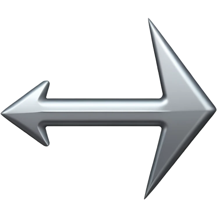 Black arrow pointing left emoji