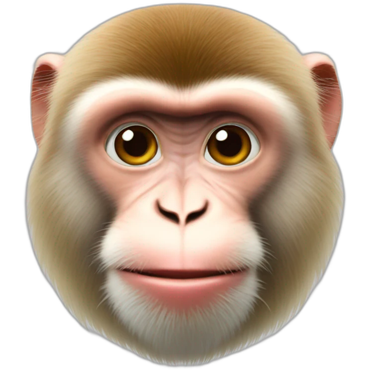 Japanese macaque emoji