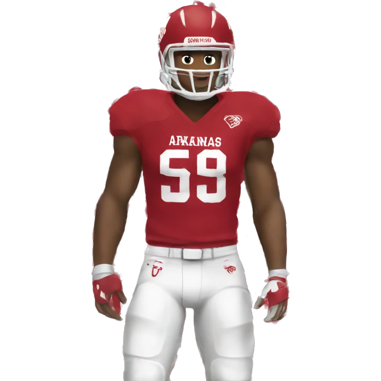 Arkansas football player emoji