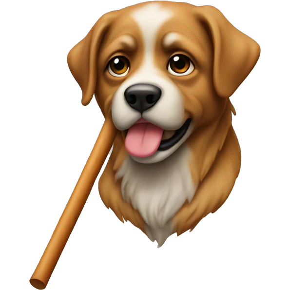 Cane che fa il dito medio  emoji
