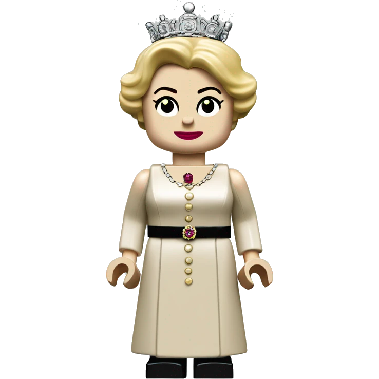 QUEEN ELIZABETH II lego full body emoji