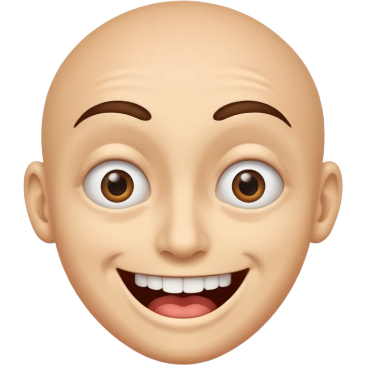 crazy smile eye twitching emoji
