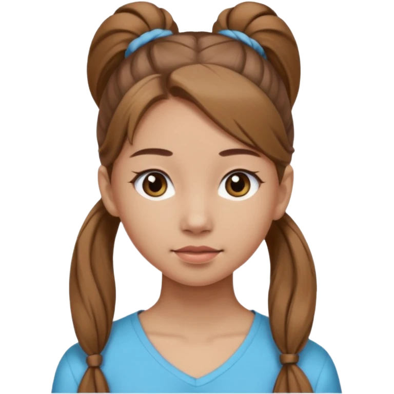 Девушка, светло русые, длинные волосы, собранные в хвост, серые глаза emoji
