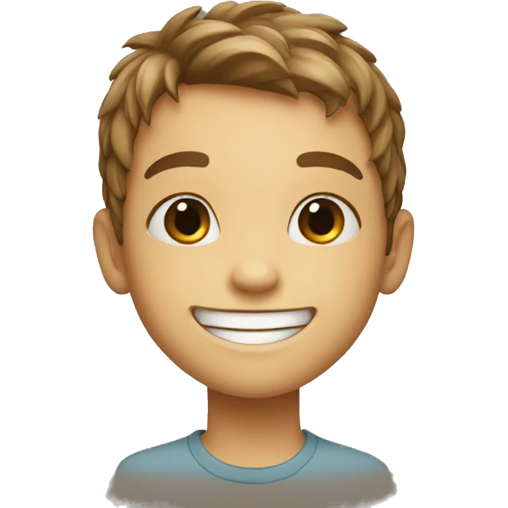 smiling kid emoji