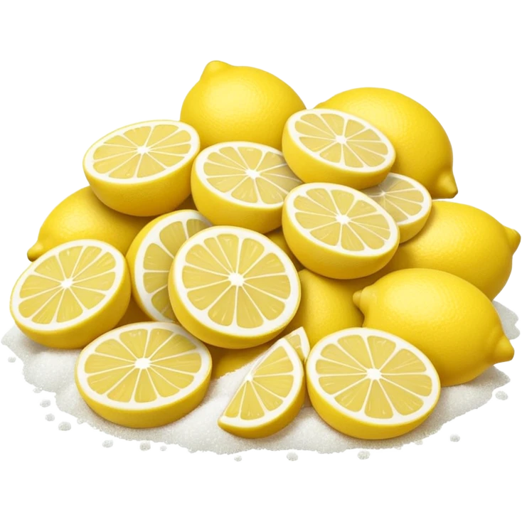 lemon and sugar pile emoji