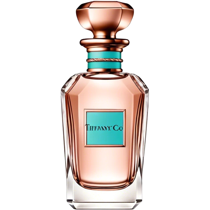 Tiffany & co. Rose gold perfume bottle emoji