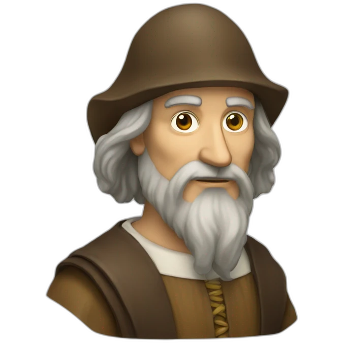 leonardo da vinci emoji