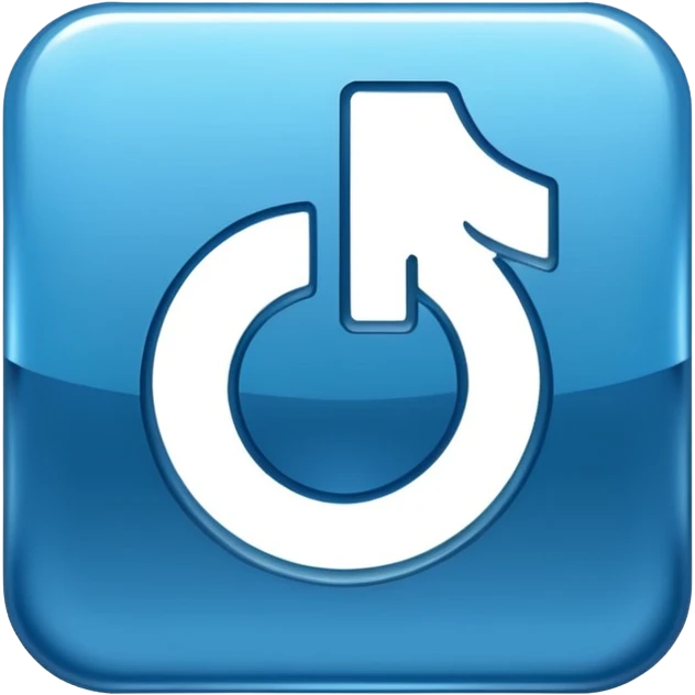 Badge bleu tiktok emoji