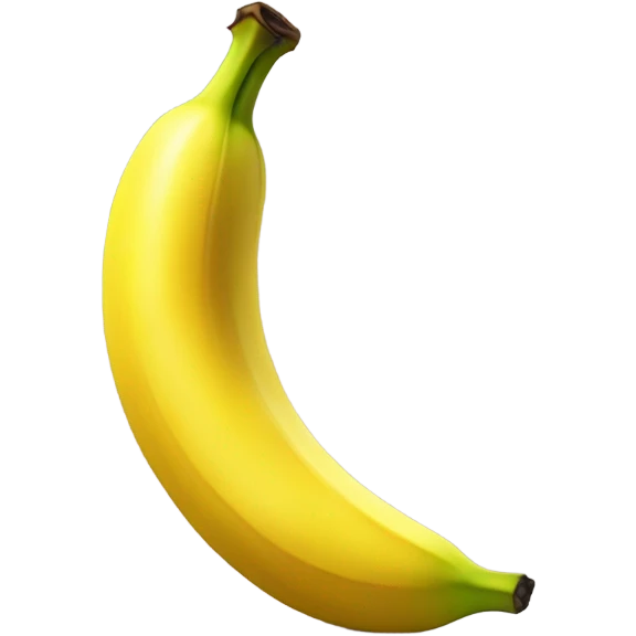 Extremely small banana  emoji