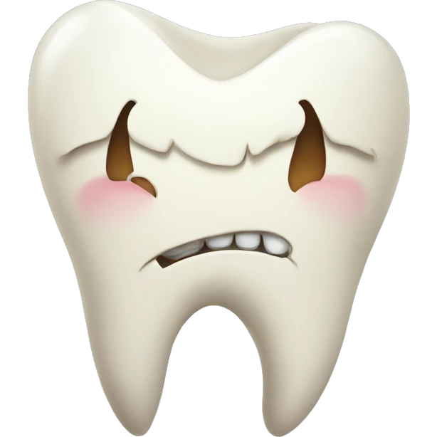 tooth hurt emoji