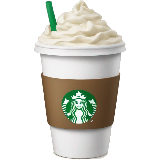 Starbucks cup emoji