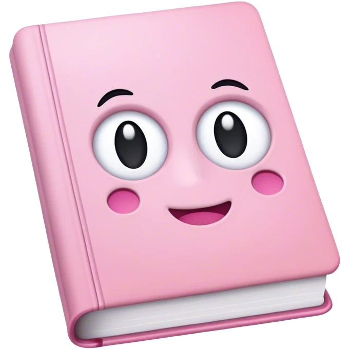 Light pink book  emoji