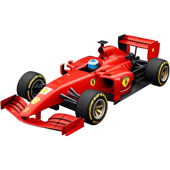 A ferrari f1 car emoji