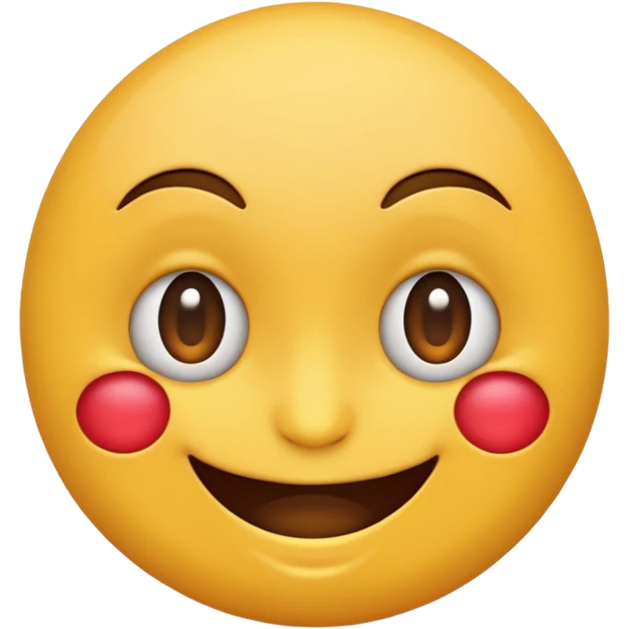 make a devious emoji where the emojis face is a devious smile but no emotion in its eyes emoji