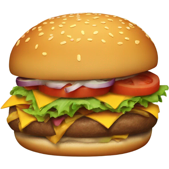 Burger with arms emoji