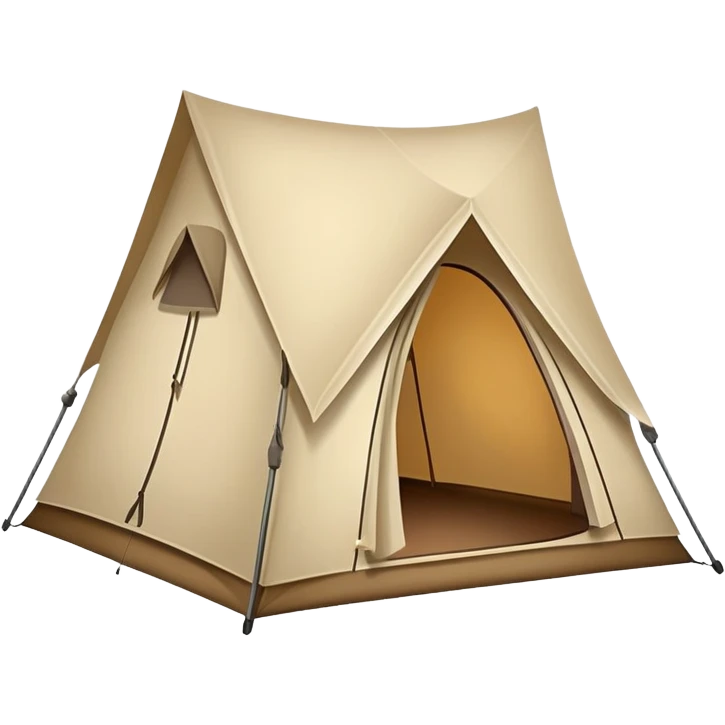 camping tent emoji