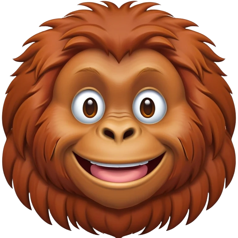 happy orangutan emoji