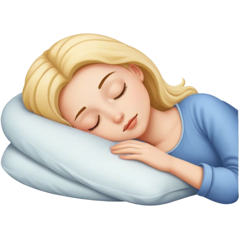 A girl sleeping  emoji