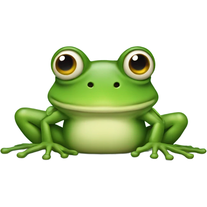 Frog with legs  emoji