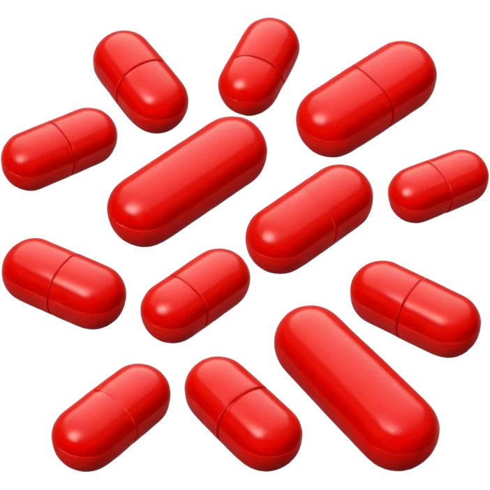 red medicines emoji