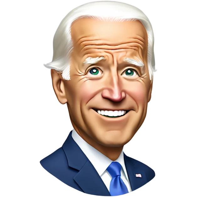 Joe Biden in a trump 2024 hat emoji