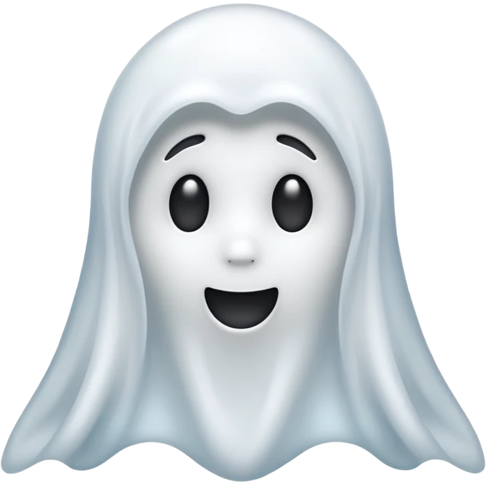 I need a spirit emoji like a ghost but very whispy and airy looking  emoji