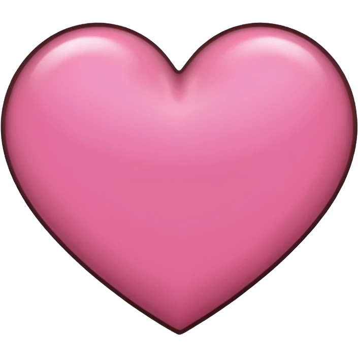 pink and dark brown hearts emoji