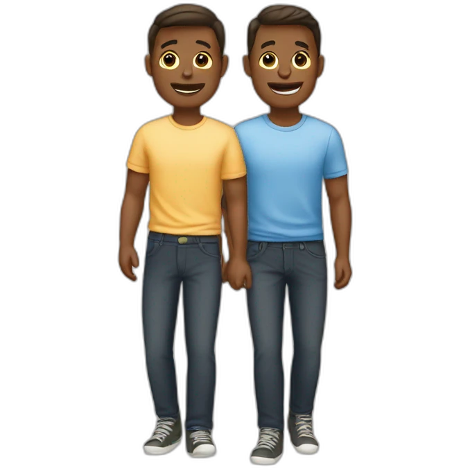Gay couple emoji