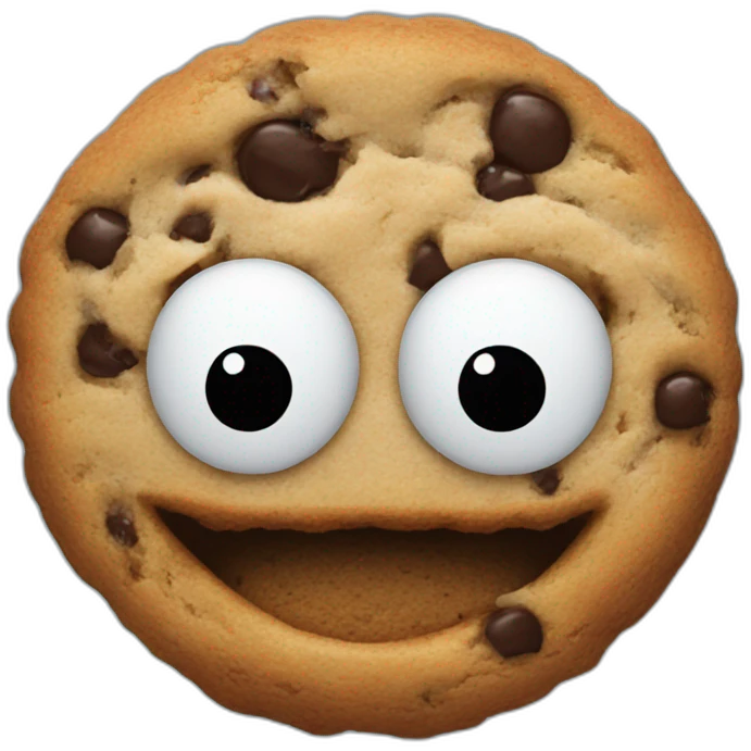 cookie monster face emoji