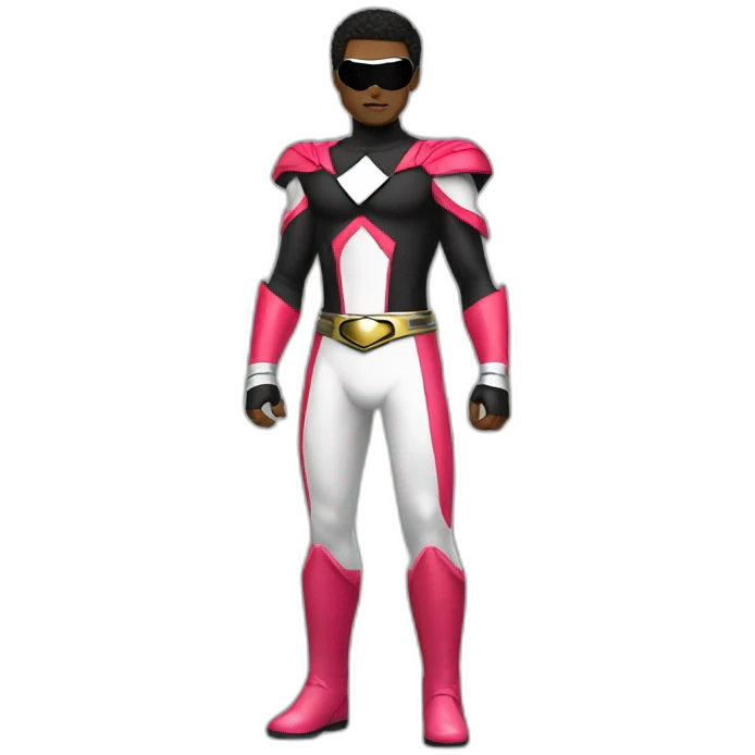 black power ranger full body emoji
