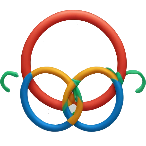 simple and orignial olympics rings emoji