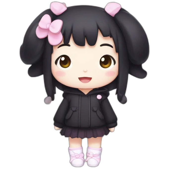 Kuromi Sanrio emoji