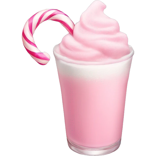 pastel pink christmas christmas drink emoji