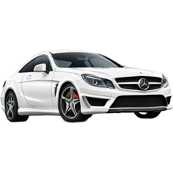 Mercedes Benz sports white emoji