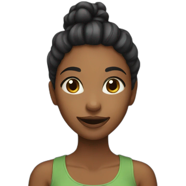 vegan girl emoji