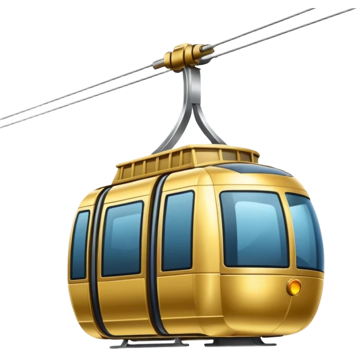 golden aerial tramway emoji