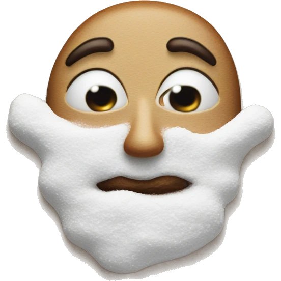 Nose and powdered sugar emoji
