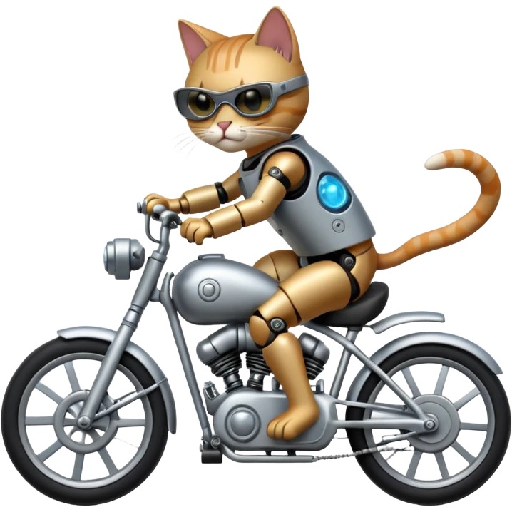 TERMINATOR CAT BIKE emoji