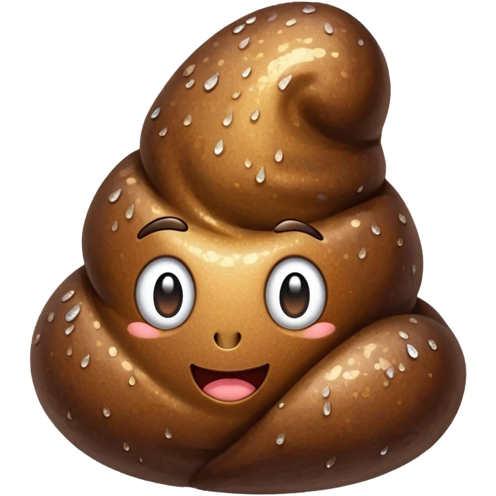 Sparkly turd emoji